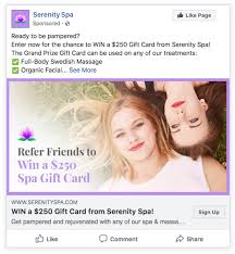 Purchase gift cards for open to beauty esthetics lounge. Refer A Friend Gift Card Contest Wishpond