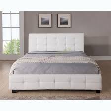 If you're down for feeling like you're on the occasional getaway, use a canopy bed need extra storage space? King Size Upholstered White Pu Leather Bed Frame Tommy