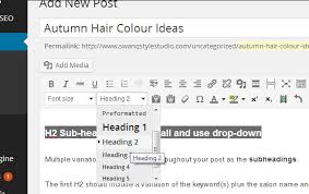 Again, if you have a number 1.1.1 heading, you. Part 2 Headings Sub Headings Keywords