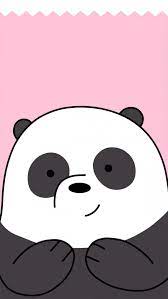 Cute panda with pink background wallpapers pinterest. Pin On Kelucuan Hakiki