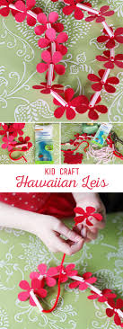 Hannah the hawaiian doll designer: Homemade Hawaiian Leis Kid Craft The Crafting Chicks