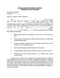 It would be better to visit the bank while closing the account, because bank most preferably wants the presence of customer. Power Of Attorney For Bank Account Pdf Fill Out And Sign Printable Pdf Template Signnow