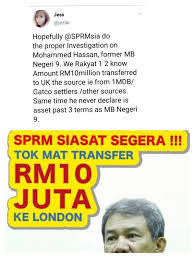 This is because it really did consist of nine, not states, but separate districts under the rule of nine separate malay chieftains. Mat Hasan Umno S Warlord Who Calls Non Malays Penumpang Made An Illegal Transfer Of Rm10 Million To London In 2008 Weehingthong