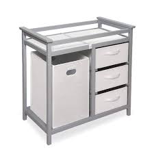 Badger Basket Modern Changing Table Hamper Modern Changing Tables Grey Changing Table Baby Changing Table