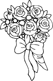 Flower coloring pages at momswhothink are especially popular in the spring as the real tulips and roses are beginning the new season for flowers. Rose Coloring Realistic Flower Bouquet Rose Flower Coloring Pages Coloring Pages Rose Coloring Sheet Rose Pictures To Color Printable Rose Pictures I Trust Coloring Pages