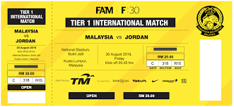+62 81 22444 0000 (indonesia) phone: Sistem Tiket Dengan Tempat Duduk Bernombor Mula Digunakan Dalam Perlawanan Malaysia Bertemu Jordan