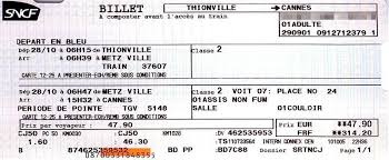Donner Au Train Des Idees D Avance Destination Nowhere Billet De Train Train Billet