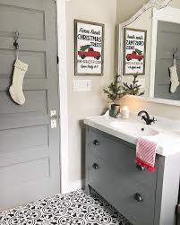 The farmhouse theme is actually ideal for people. 15 Brilliant Christmas Bathroom Decor Ideas