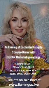 Its Official!! We're back at https://flamingos.live in January 2026. Get  your Tickets now for An Evening of Enchanted Insights Friday 30th January  2026. , About the Show, An Evening of Enchanted ...