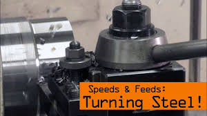 speeds feeds for steel on the lathe ww171