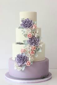 Www Bride Ca Lavender And White Wedding Cakes Floral Cake Lavender Wedding Cake Wedding Desserts