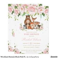 Decorate your woodland animals baby shower with this adorable, free welcome sign! Woodland Animal Baby Shower Invitations