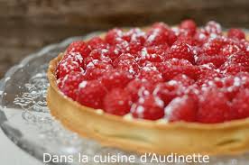 Tarte Aux Framboises A La Creme Patissiere En 2020 Tarte Framboise Recette Tarte Framboise Tarte Framboise Creme Patissiere