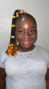 fblifestyle Pretty girl Jo'Asia rocking braids into a ponytail with fall  colors 🤎🧡🍁🍂 This is such a cute style she loves it 🫶🏽🫶🏽🫶🏽🫶🏽