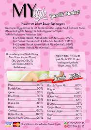 kuafor brosur brosur kuaforler epilasyon