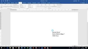 Vorlage a4 adressfeld für fensterkuvert : 17072018 Word 2016 Adresse In Einem Briefumschlag Mit Einem Fenster Youtube
