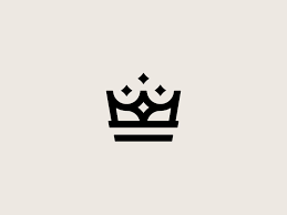 Black And White Crown Logo Leslie Olson Icons And Logos Logo Design Inspiration Crown Logo Black And White Logos