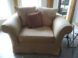 With comfortable, 'overstuffed' plush and padded elements underneath; Chair And A Half For Sale In Stock Ebay