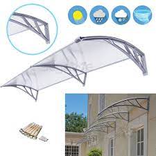 Rain Cover 1mx 2m Door Window Canopy Awning Sun Shade Shelter Patio Front Door Outdoor Awnings Outdoor Shade Patio Canopy