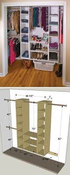 This Organizer Makes It Easy To Turn A Chaotic Closet Into A Clean Organized Space It S Made Up Of A Couple Of Basic Closet Remodel Diy Closet Closet Bedroom