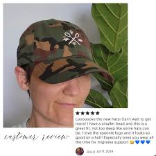 Spoonie Hat, Spoonie Logo Baseball Hat, Embroidered Spoonie Baseball Cap,  Adult Chronic Illness Gift, Chronic Pain Gift, Spoonie Gift