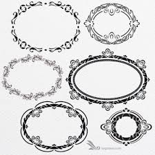 Plain frames vector | needing purity, elegance and simplicity illustration? Free Elegant Oval Vintage Vector Frames Freevectors