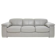 Our couch was delivered yesterday and so far we are really happy with it! Charlie Light Gray Leather Sofa El Dorado Furniture