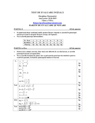 Impartirea la zero și simbolul infinit. Test Initial Matematica Clasa A 8 A Rezolvare Barem De Corectare Si Notare Matricea De Specificatii An Scolar 2017 2018 Jitaruionelblog Pregatire Bac Si Evaluarea Nationala 2021 La Matematica Si Alte Materii