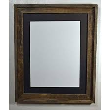 12x16 Farmhouse Style Art Frame Black Mat With Glass 16x20 Without Mat You Can Find More Reclaimed Wood Picture Frames Wooden Picture Frames Wooden Picture