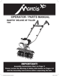 The lightweight wonder that's changing. Mantis Tiller Cultivator Owner S Manual