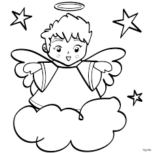 I love christmas angel coloring pages. Christmas Angel Coloring Page Coloring Home