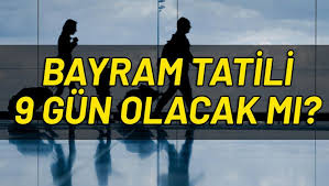 Geçen ramazan bayramı tatilinin 9 gün olarak açıklanmasının ardından bu yıl ki bayram tatili 9 gün olur mu henüz belli değil. Bayram Tatili 9 Gun Olacak Mi Ramazan Bayrami Ne Zaman