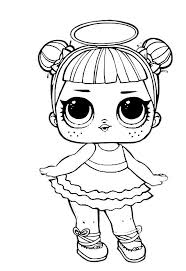 Teknis mewarnai gambar pemandangan juga sama dengan objek gambar lain. Surprise Dolls Coloring Pages Lol Printables Novocom Top