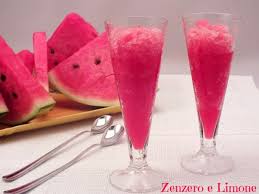 Sorbetto Di Anguria Zenzero E Limone Sorbetto Di Anguria Sorbetto Ricette