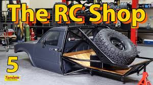 Scx10 truck trail honcho truck body.040inch uncut (clear) body on axiax4025r. The Rc Shop E5 A Bed For The Scx10 Ii Shop Truck And A Bomber Youtube