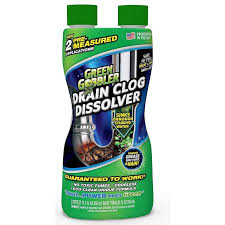 Green Gobbler 31 Oz Dissolve Hair And Grease Clog Remover Ggdis2ch32 The Home Depot In 2020 Drain Opener Grease Remover Clogged Drain