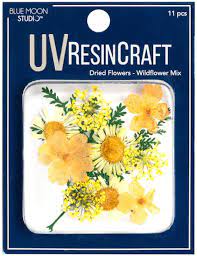 Dried yellow flowers for resin. Amazon Com Blue Moon Studio Uv Resin Craft Yellow Dried Wildflower Mix