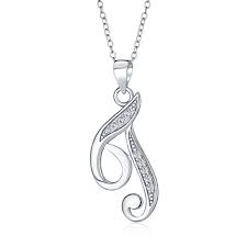 Two letters, a and i, also constitute words. Bling Jewelry Abc Cubic Zirconia Pave Cz Cursive Script Letter Alphabet Initial Pendant Necklace For Teen Women 925 Sterling Silver Walmart Com Walmart Com