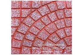 Gạch Terrazzo cánh quạt đỏ Giá Tốt - Tăng Bình Dương