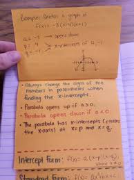 Math Love Different Forms Of A Quadratic Function Foldable And Flyswatter Game Quadratics Quadratic Functions Teaching Math