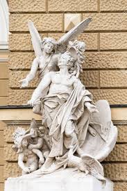 Statues Near Odessa National Academic Theater Of Opera And Ballet ...