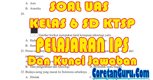 Sd negeri 1 nglinduk jumlah soal : Soal Uas Kelas 6 Sd Semester 2 Ips Ktsp Dan Kunci Jawaban Plus Kisi Kisi Soal Coretan Guru