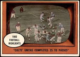 Download free baltimore colts vector logo and icons in ai, eps, cdr, svg, png formats. Amazon Com 1961 Topps 57 1960 Football Highlights Johnny Unitas Baltimore Colts Football Card Vg Colts Louisville Collectibles Fine Art