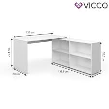Sa notice de montage et répond à tous les critères pour une configuration pc standard ou même gamer (avec. Vicco Corner Desk Flexplus White Table De Bureau Informatique Bureau D Angle Bureau Pc Achat Vente Bureau Vicco Corner Desk Flexplus Cdiscount