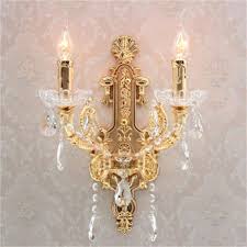 Hallway Wall Lights Led Crystal Wall Lamp Led Bedside Lamp Bedroom Crystal Wall Sconce Gold Modern Crystal Wall Sconces Lighting Led Indoor Wall Lamps Aliexpress
