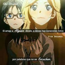 Tu Mentira En Abril Shigatsu Wa Kimi Palabras Japonesas En Espanol Frases De Mentiras