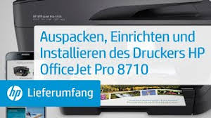 This printer is a unique officejet device with fax support but no wireless connection. Auspacken Einrichten Und Installieren Des Druckers Hp Officejet Pro 8710 Youtube