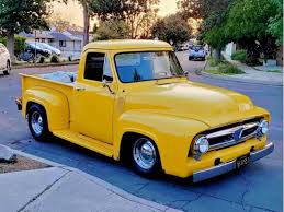 Image result for Chrome Yellow 1955 Truck
