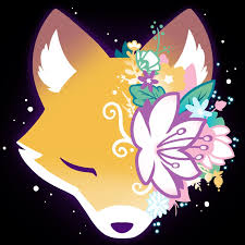 Floral Fox Funny Cute Nerdy Shirts Teeturtle Cute Fox Drawing Fox Drawing Fox Art