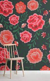 Fantastic frida kahlo cross stitch. Frida Kahlo Mexican Floral Pattern Wallpaper Mural Muralswallpaper Floral Pattern Wallpaper Floral Wallpaper Mexican Pattern